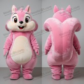 Rosa Blazer-Eichhörnchen-Maskottchen - Masticot.com