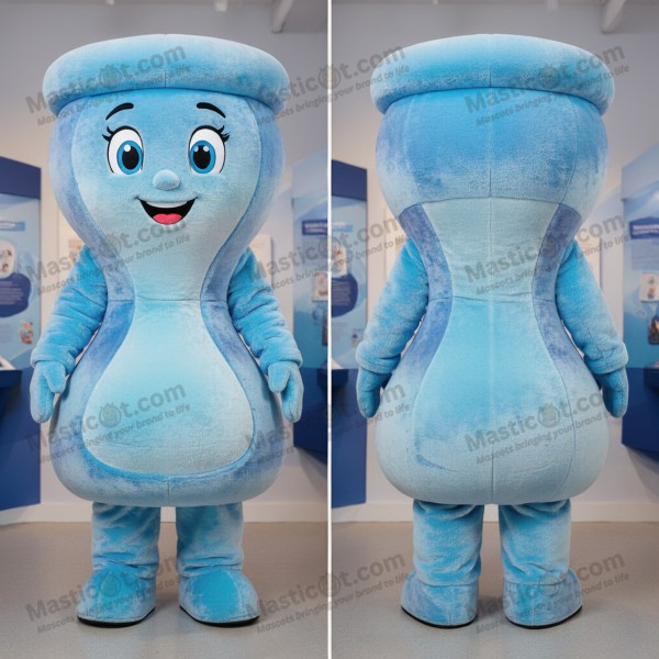 Mascotă din pluș Albastru Cer cu Caracteristici Expresive