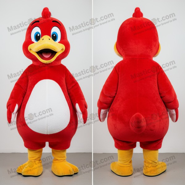 Red Cartoon Goose Geese Mascot - Masticot.com