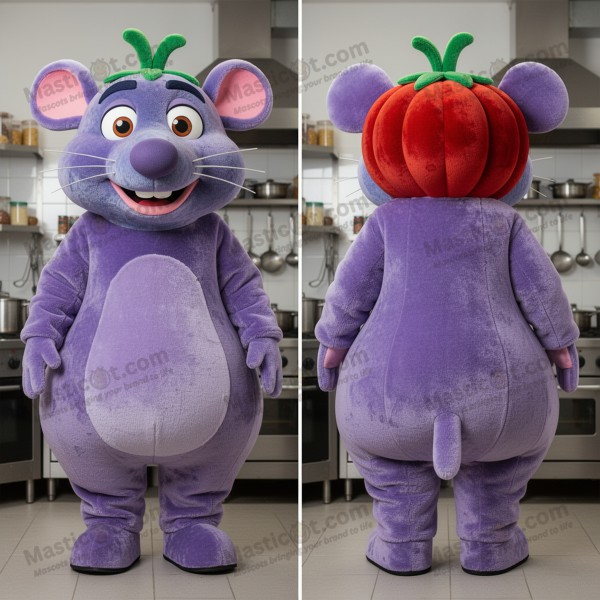 Lavender Plush Velvety Ratatouille Mascot - Masticot.com