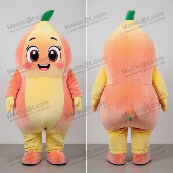 Mascota de plátano amarillo brillante - Masticot.com