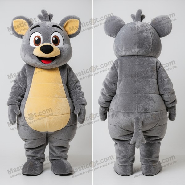 Mascota de Fajitas Gris Suave y Aterciopelada - Masticot.com