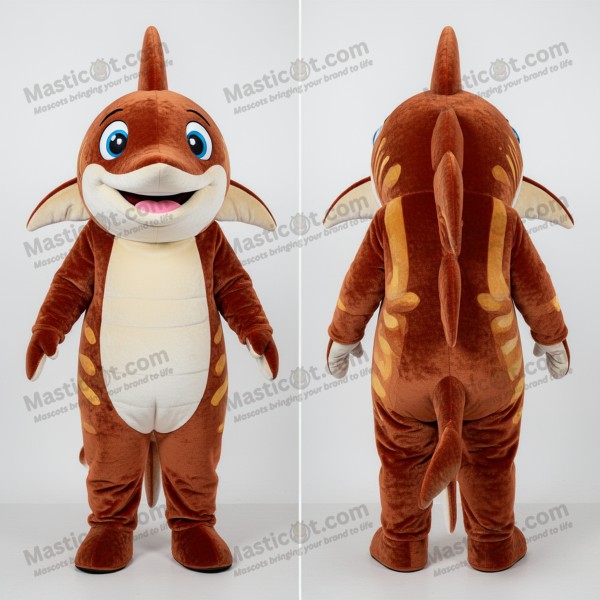 Rust Cartoon Swordfish Mascot - Masticot.com