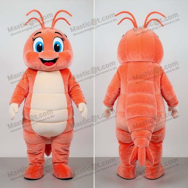Gouden Roomse Garnalen Scampi Mascotte - Garnalen Scampi - MASTICOT_9644 - Masticot.com