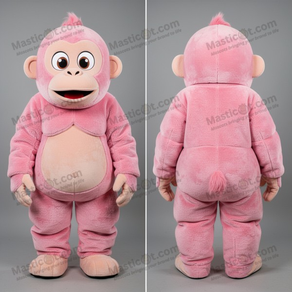 Velvety orange playful orangutan mascot - Masticot.com