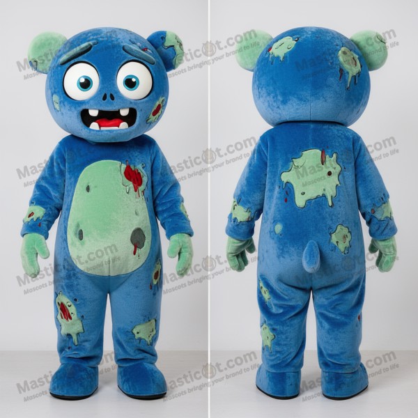 Azure Cartoon Zombie Mascot - Masticot.com