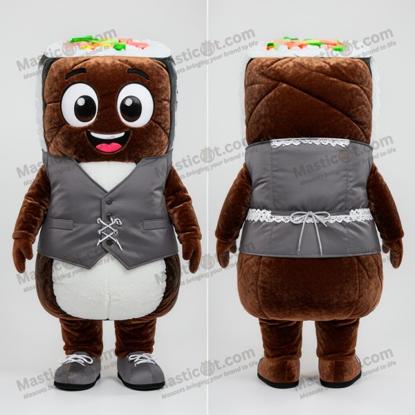 Myk Brun Sushi-Rull Mascot - Masticot.com