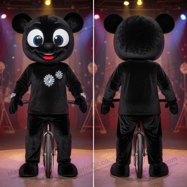 Sort Silhuett Unikornist Mascot - Masticot.com