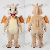 Beige Rund Pterodactyl Maskot - Masticot.com