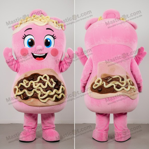 Blush Rosa Deilig Biff Stroganoff Maskot - Masticot.com