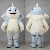 White broad finned stingray mascot - Masticot.com