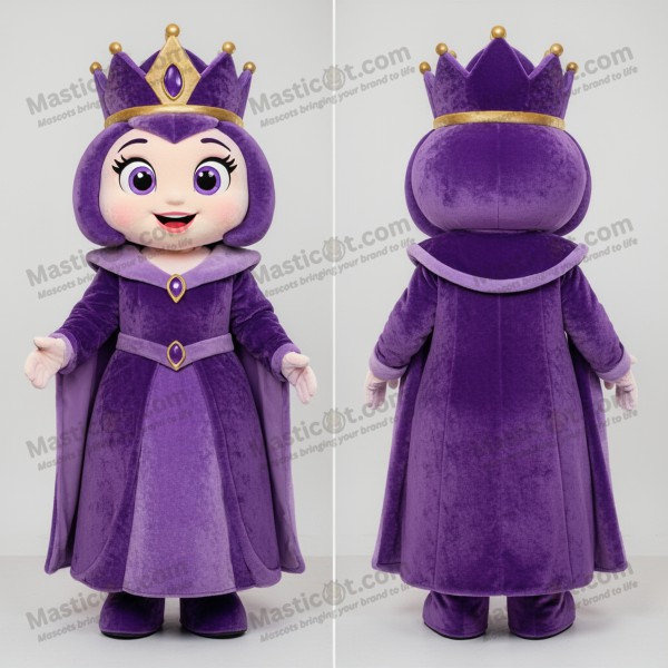 Lavender regal queen mascot - Masticot.com