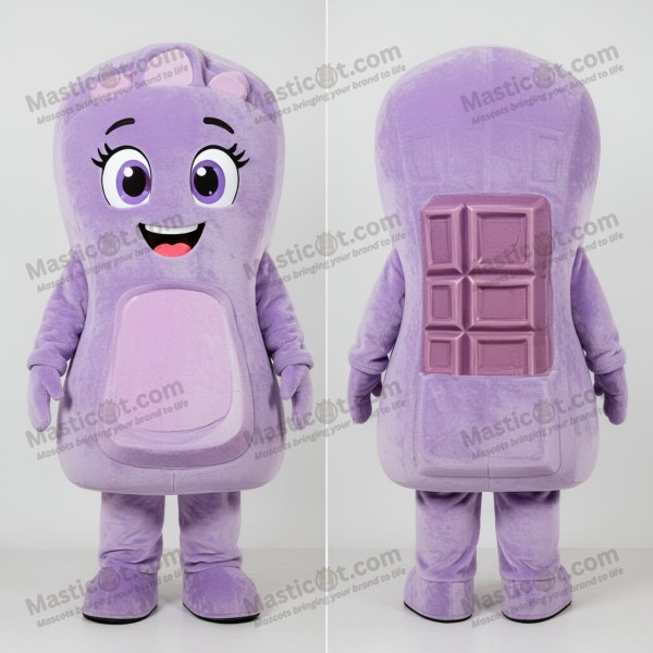 Mascota de peluche de chocolates lavanda - Masticot.com